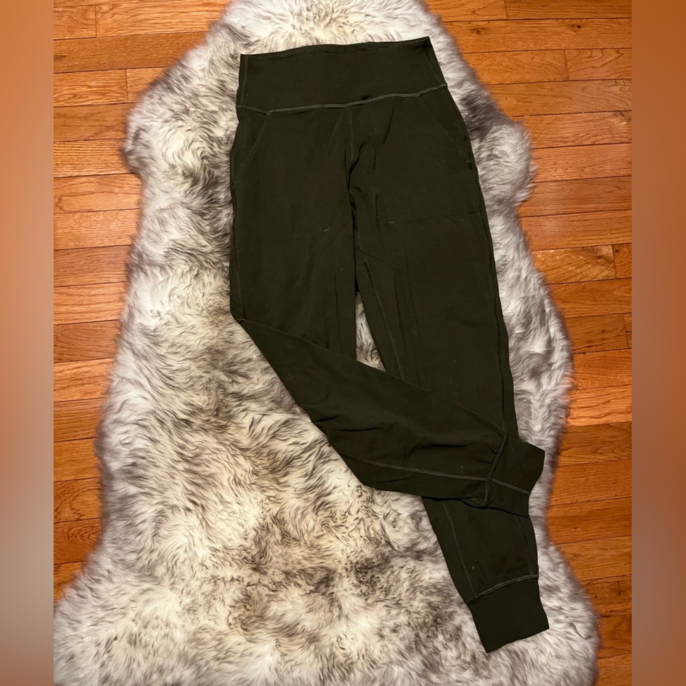 Olive green Lululemon Align Joggers